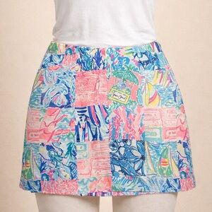 Lilly Pulitzer Marigold Skort | Pop Up Summer Remix Patch | Size 6